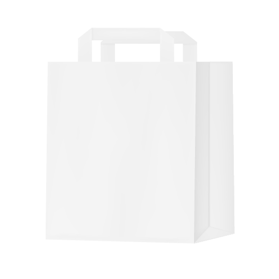 WHITE TAPE CARRIER 26x14x29cm X 250